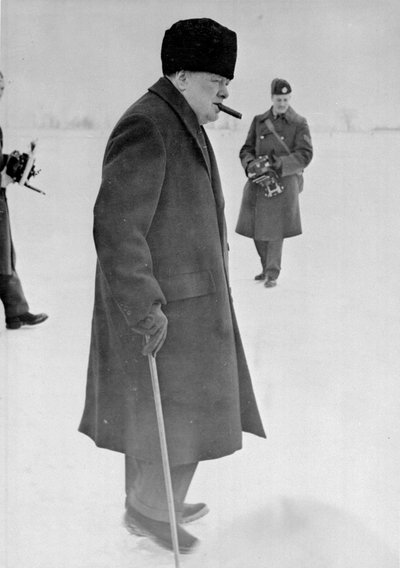 Portrait of Winston Churchill, 1942-45 by English Photographer
